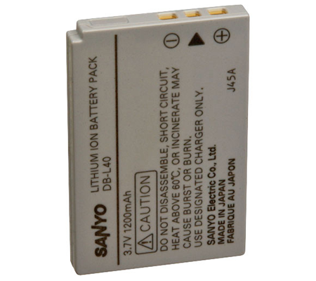 Sanyo DB-L40AU Lithium-Ion Battery (3.7V 1200mAh)
