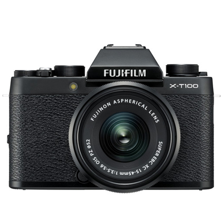 Fujifilm X-T100 kit XC15-45mm f/3.5-5.6 OIS PZ Black