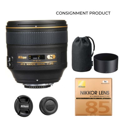 ::: USED ::: NIKON AF-S 85MM F/1.4G N - (MINT-353) - CONSIGNMENT