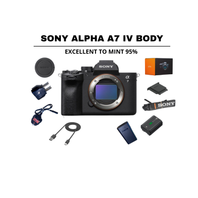 ::: USED ::: SONY ALPHA A7 IV BODY (EXMINT - 953) SC: 2051 - CONSIGNMENT