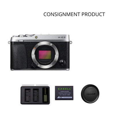::: USED ::: FUJIFILM X-E3 BODY SILVER (VERY GOOD - 261) SC: 1.151 - CONSIGNMENT