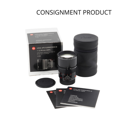 ::: USED ::: LEICA M 50MM F/2 APO BLACK (MINT - 11141) - CONSIGNMENT