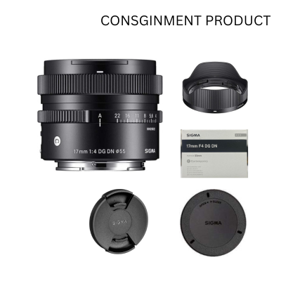 ::: USED ::: SIGMA 17MM F/4 DG DN FOR SONY FE MOUNT FULL FRAME (MINT-823) CONSIGNMENT