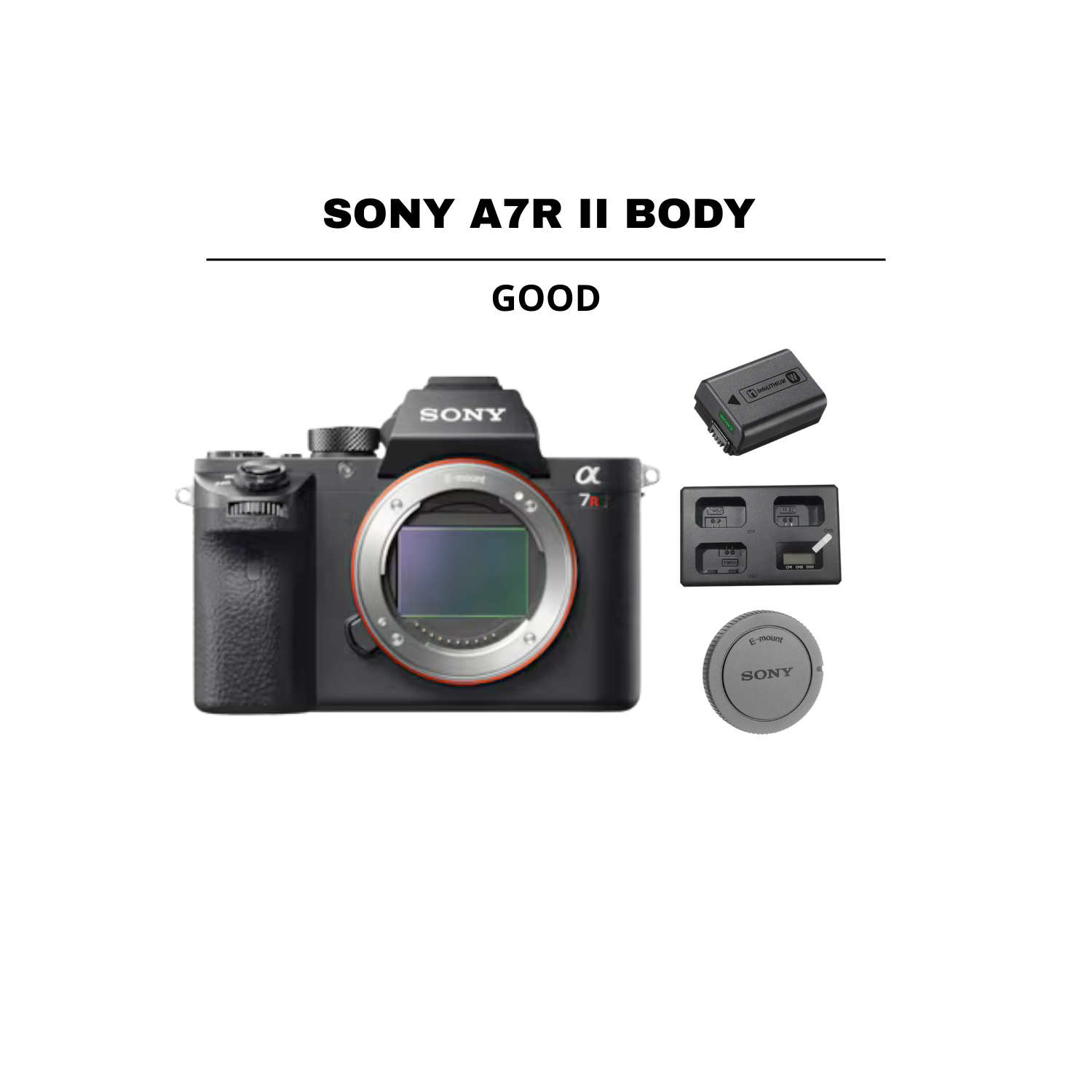 ::: USED ::: SONY A7R II BODY (MINT - 238) SC: 62.443 - CONSIGNMENT