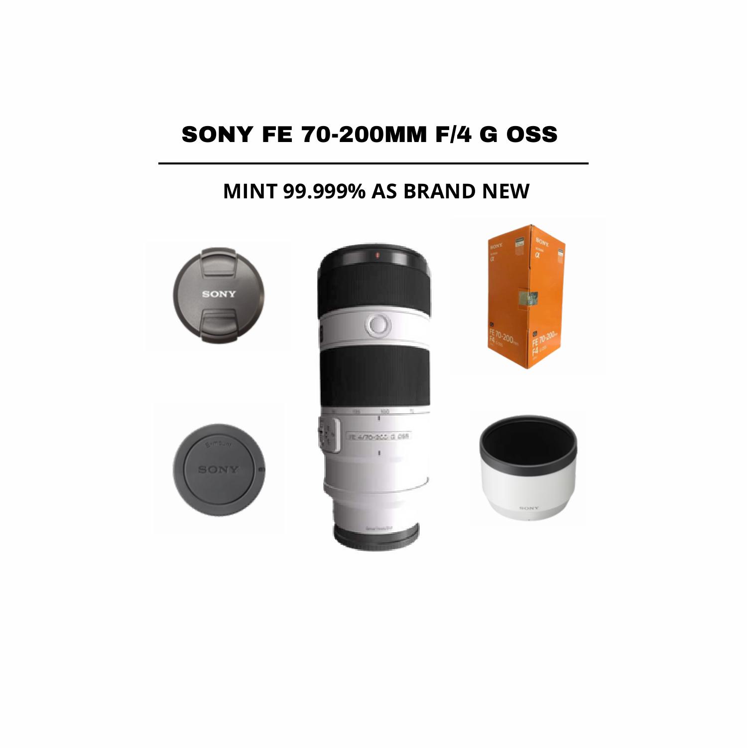 ::: USED ::: SONY FE 70-200MM F/4 G OSS (MINT - 331) - CONSIGNMENT