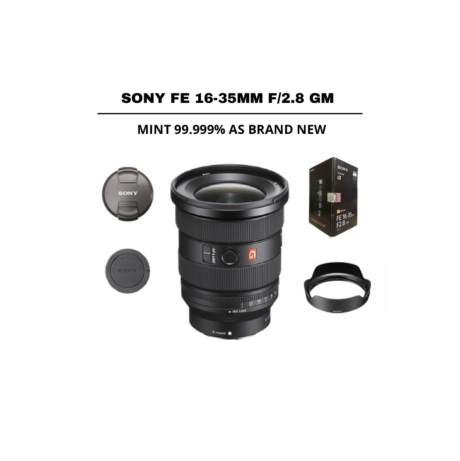 ::: USED ::: SONY FE 16-35MM F/2.8 GM (MINT - 059) - CONSIGNMENT