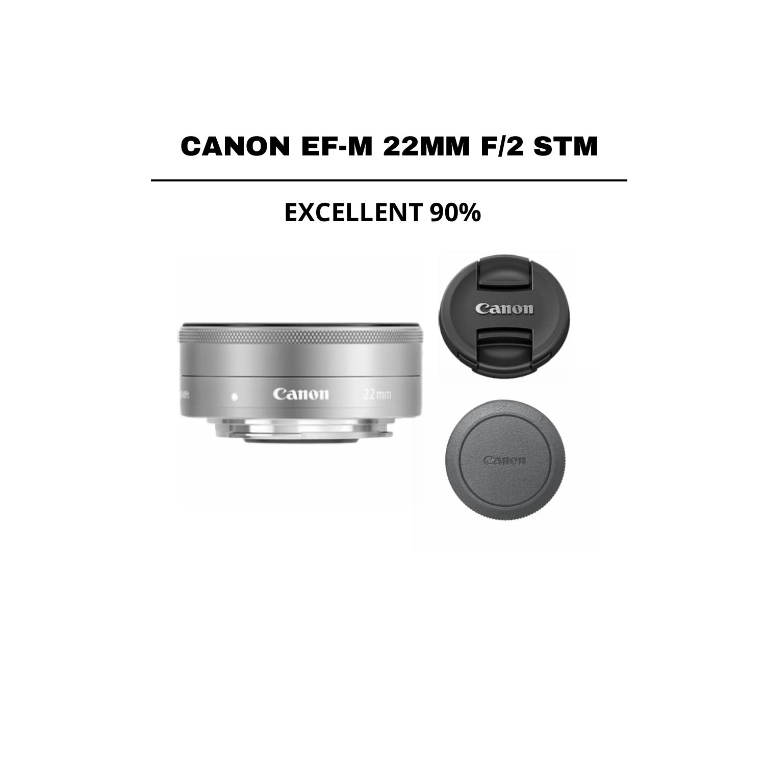 ::: USED ::: CANON EF-M 22MM F/2 STM (EXCELLENT - 342) - CONSIGNMENT