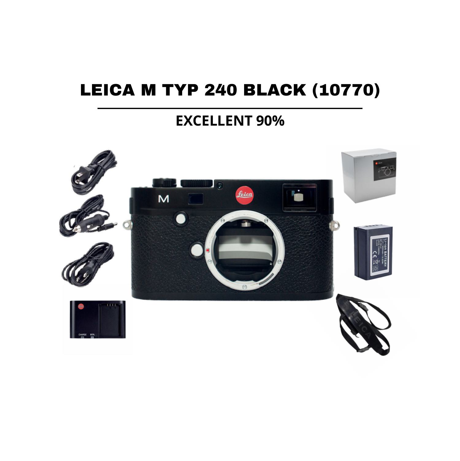 ::: USED ::: LEICA M (TYP 240) BLACK (10770) - (EXCELLENT - 341) - CONSIGNMENT