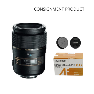 ::: USED ::: TAMRON 90MM F/2.8 SP AF MACRO FOR CANON EF (EXMINT - 410) - CONSIGMENT
