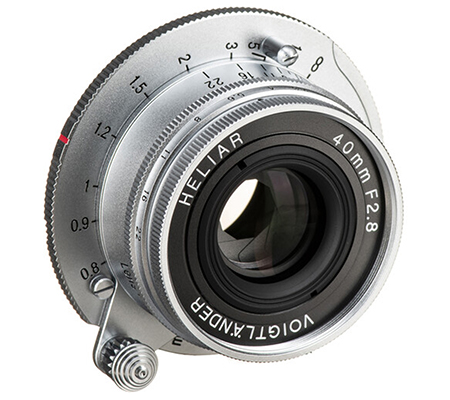 Voigtlander 40mm f/2.8 VM Heliar Aspherical for Leica M Silver