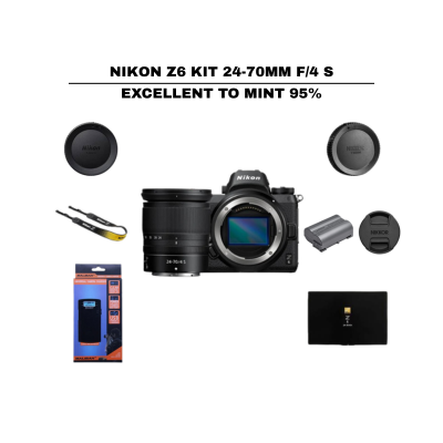 ::: USED ::: NIKON Z6 KIT 24-70MM F/4 S (EXMINT - 275) - CONSIGNMENT