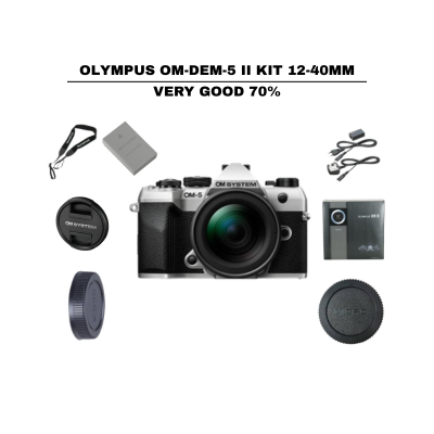 ::: USED ::: OLYMPUS OM-D-EM5 II KIT 12-40MM (VERY GOOD - 040)- CONSIGNMENT