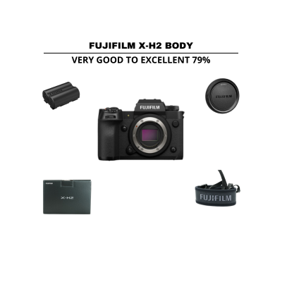 ::: USED ::: FUJIFILM X-H2 BODY (VG TO E -  007) SC: 22.331 - CONSIGNMENT