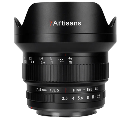 7Artisans 7.5mm f/3.5 for Canon EF Mount APSC