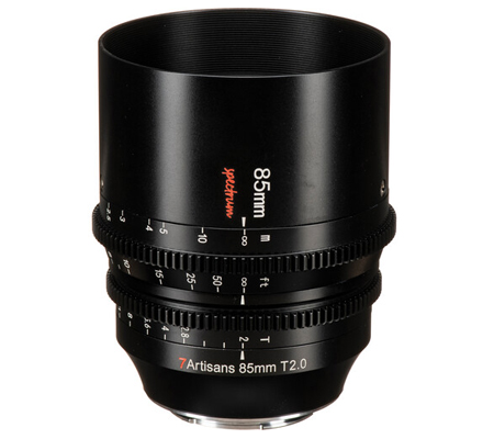 7Artisans 85mm T2.0 Spectrum Cine Lens for Sony FE Mount Full Frame