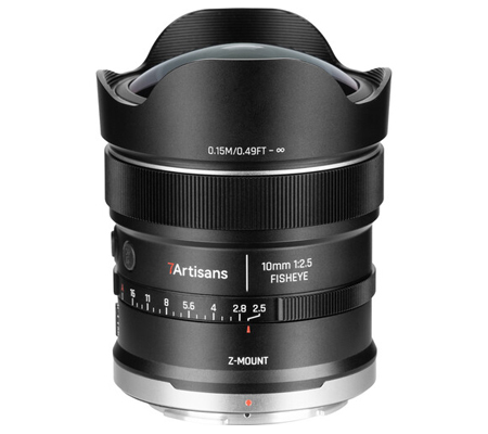7Artisans AF 10mm f/2.5 MAX Fisheye for Nikon Z Mount Full Frame
