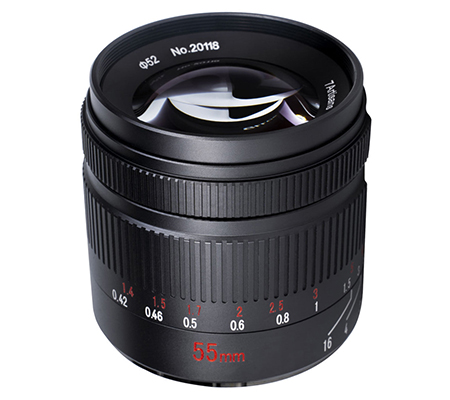7Artisans 55mm f/1.4 Mark II for Canon EF-M Mount APSC