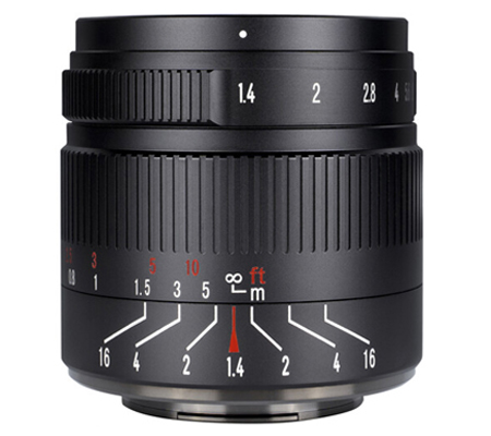 7Artisans 55mm f/1.4 Mark II for Fujifilm X Mount APSC