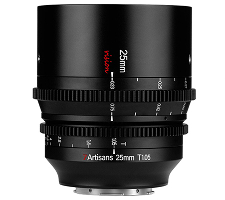 7Artisans 25mm T1.05 Vision Cine Lens for Micro Four Third Mount