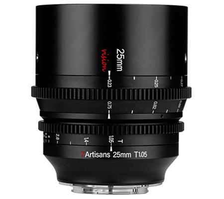 7Artisans 25mm T1.05 L-Mount Panasonic Leica Sigma Vision Cine Lens