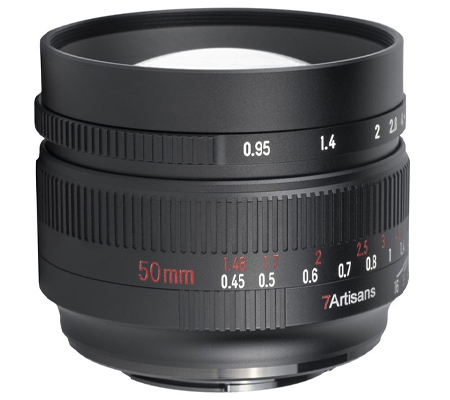 7Artisans 50mm f/0.95 for Fujifilm X Mount APSC