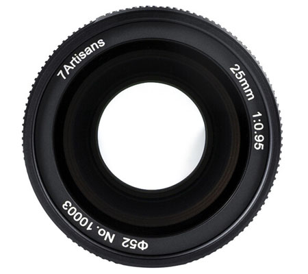 7Artisans 25mm f/0.95 for Sony E Mount APSC