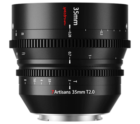 7Artisans 35mm T2.0 Spectrum Cine Lens for Nikon Z Mount Full Frame