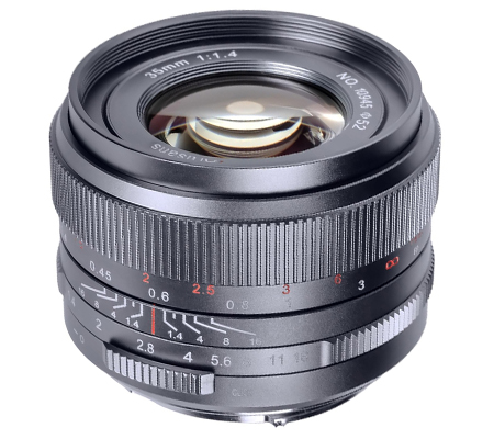 7Artisans 35mm f/1.4 Mark III for Sony FE Mount Full Frame Titanium Gray