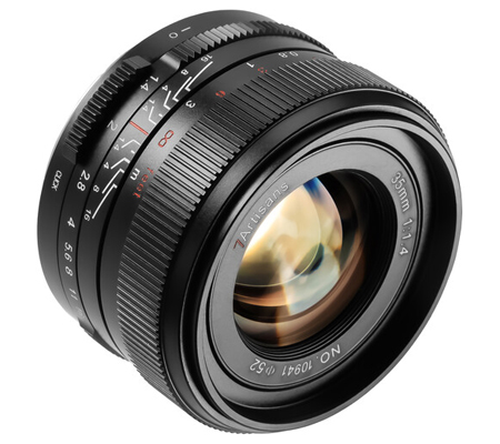 7Artisans 35mm f/1.4 Mark III for Panasonic L Mount Full Frame Black