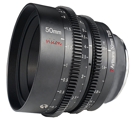 7Artisans 50mm T1.05 Vision Cine Lens for Fujifilm X Mount APSC