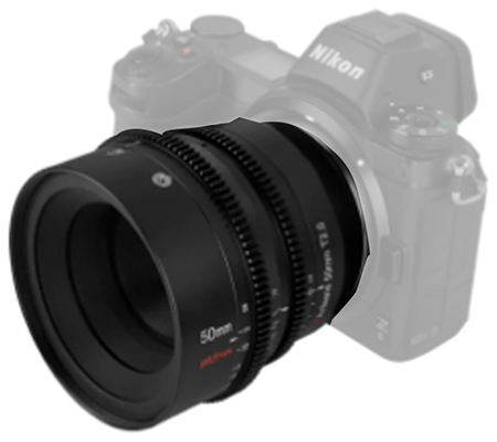 7Artisans 50mm T2.0 for Nikon Z Full frame Cine Lens