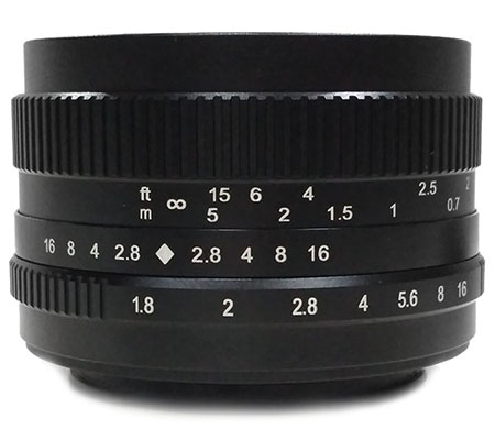 7Artisans 50mm f/1.8 Mark II for Sony E Mount APSC