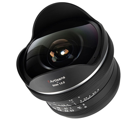 7Artisans 6mm f/2 Fisheye for Micro Four Third Mount