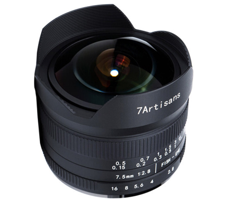 7Artisans 7.5mm f/2.8 Mark II Fisheye for Nikon Z Mount APSC