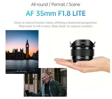 7Artisans AF 35mm f/1.8 for Sony E Mount APSC