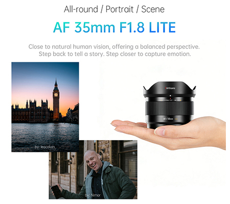 7Artisans AF 35mm f/1.8 for Fujifilm X Mount APSC Silver