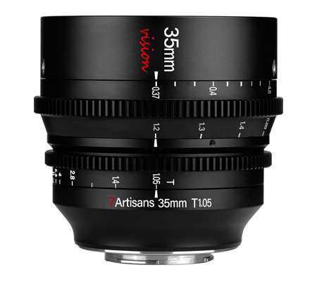 7artisans 35mm T1.05 Vision Cine Lens for Canon RF Mount APSC
