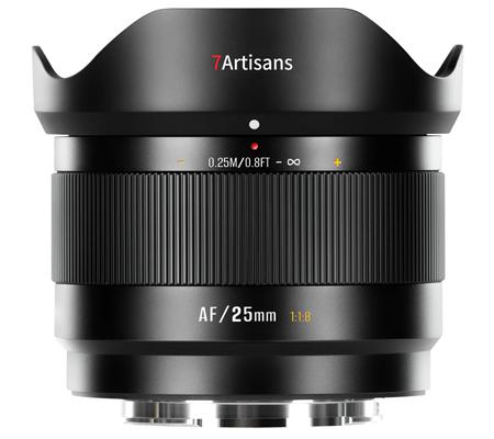 7Artisans AF 25mm f/1.8 for Sony E Mount APSC