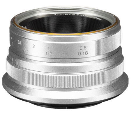 7Artisans 25mm f/1.8 for Fujifilm X Mount APSC Silver