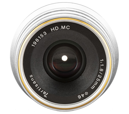 7Artisans 25mm f/1.8 for Fujifilm X Mount APSC Silver