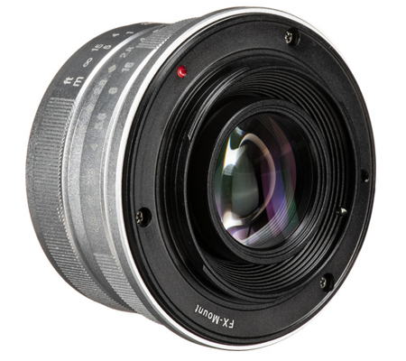 7Artisans 25mm f/1.8 for Fujifilm X Mount APSC Silver