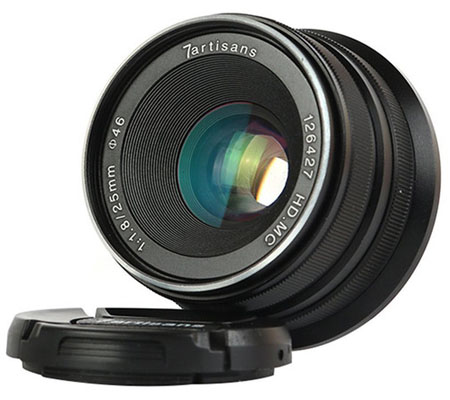 7Artisans 25mm f/1.8 for Micro Four Third Mount Black