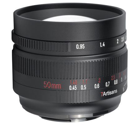 7Artisans 50mm f/0.95 for Micro Four Third Mount