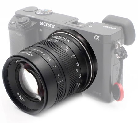 7artisans 55mm f/1.4 for Sony E Mount APSC Black