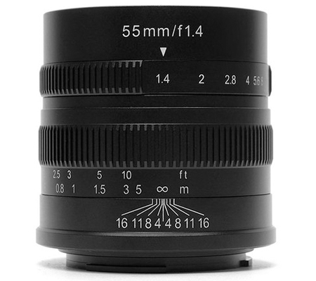 7artisans 55mm f/1.4 for Sony E Mount APSC Black