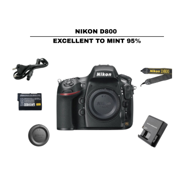 ::: USED ::: NIKON D800 BODY BLACK (EXMINT - 958) SC : 4.665 - CONSIGNMENT