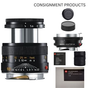 :::USED::: Leica 90mm f/4 Macro-Elmar-M (11670) + LEICA MACRO ADAPTER M (14652) (MINT) - CONSIGNMENT