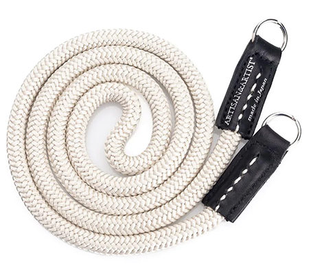Artisan & Artist ACAM 301 Silk Cord Camera Strap Silver