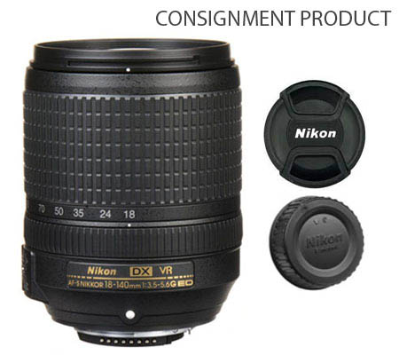 :::USED::: Nikon AF-S 18-140mm f/3.5-5.6G DX ED VR (Mint) Consignment