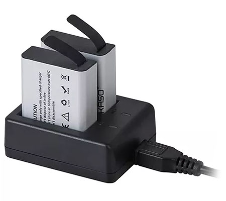 Akaso Battery kit for V50X (2 Battery + 1 Docking)